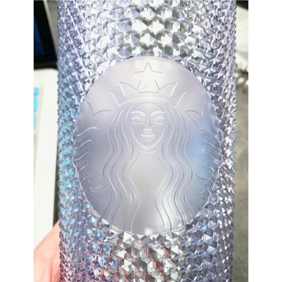 NWT STARBUCKS 2019 Platinum Studded Tumbler - Picture 2 of 3